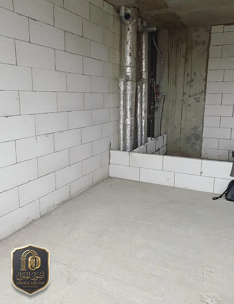 قبل تنفيذ الديكور