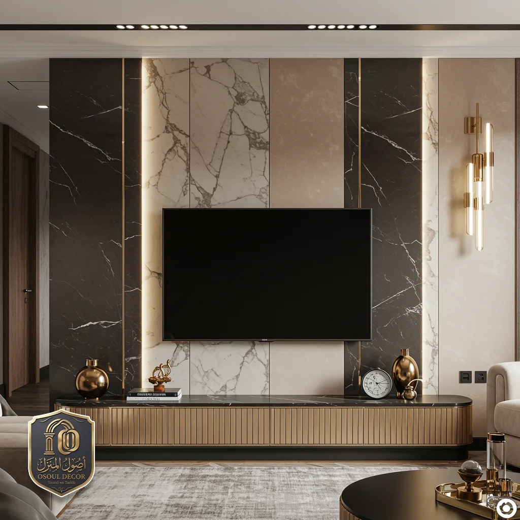 تفصيل ديكورات الشاشات