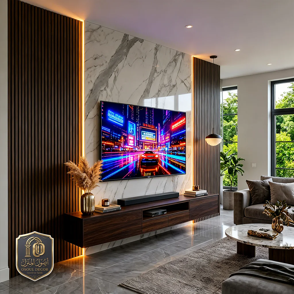 بيت شاشة تلفزيون من أعمالنا