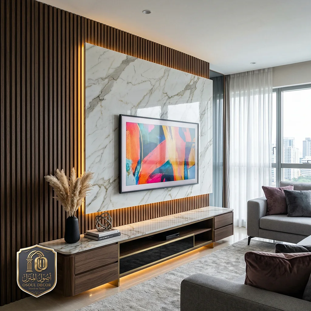 تفصيل ديكورات الشاشات